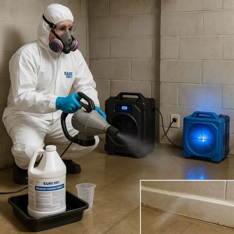 Sanitization and Odor Removal process in Gallipolis, OH