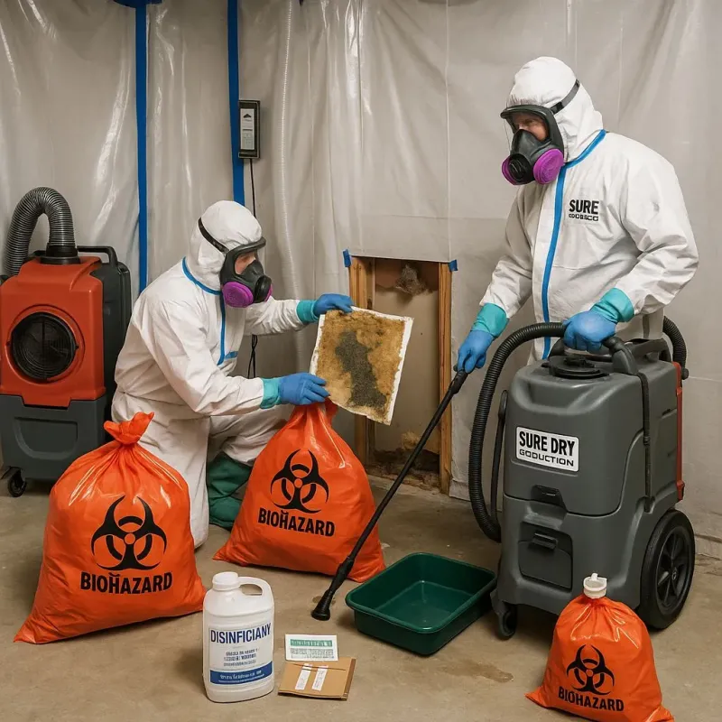 Contaminated Water Handling Protocols process in Gallipolis, OH
